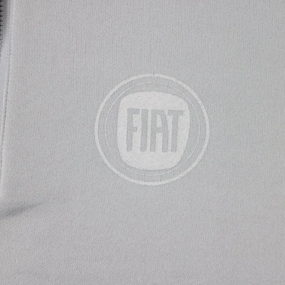Adidas Sweatshirt NWT Mens 2XL XXL Gray ClimaLite‎ 1/4 Zip Pullover FIAT Logo